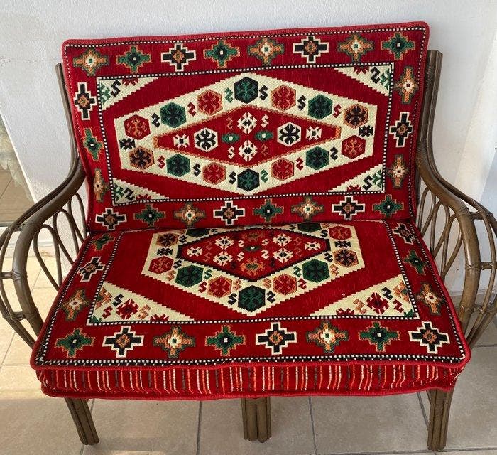 Kelim - 95 cm - 70 cm - Anatolisch Ottomaans kussen, Antiek en Kunst, Curiosa en Brocante