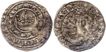 Tsjechië Bohemen. Johann von Luxemburg (1310-1346). Prager