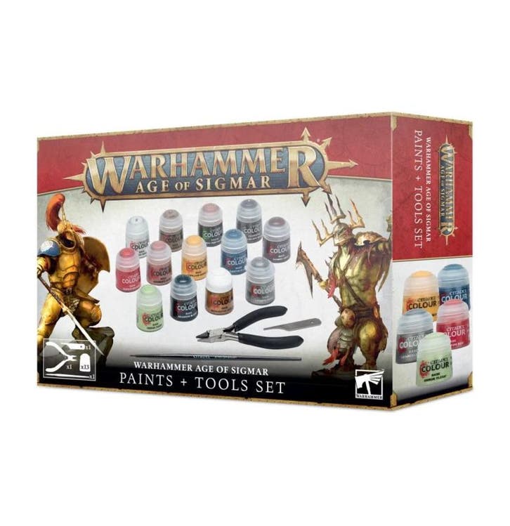 Warhammer Age of Sigmar Paint plus tools (Warhammer nieuw), Hobby & Loisirs créatifs, Wargaming, Enlèvement ou Envoi