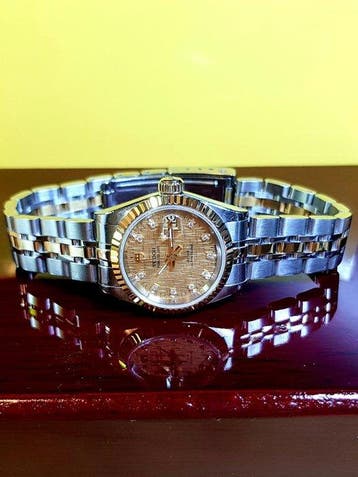 Tudor - Princess Date - GOLD DIAMOND LINEN DIAL - Zonder