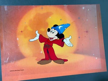Walt Disney - Originele animatiecel van Mickey Mouse,