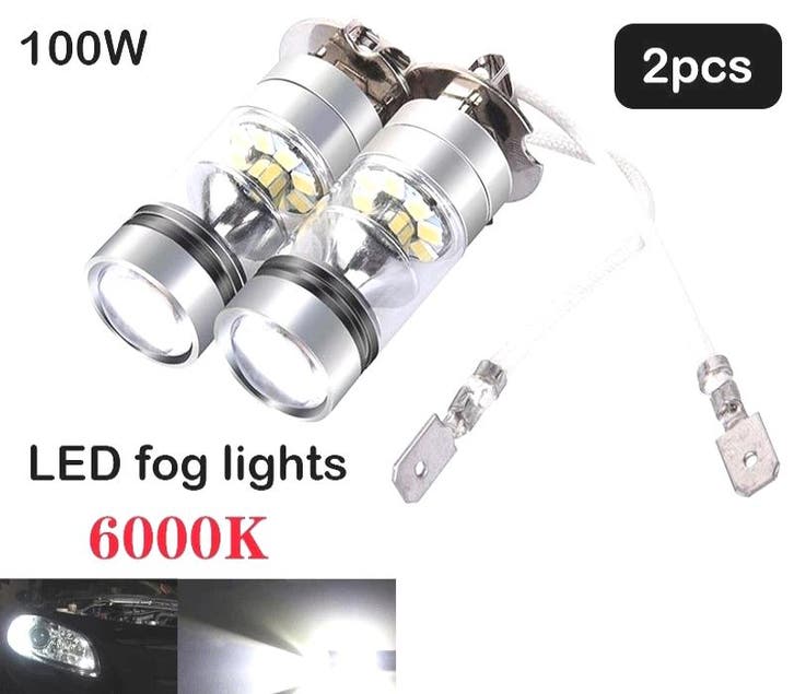 KIT ANTIBROUILLARD LED H3 100 WATTS CANBUS, Autos : Pièces & Accessoires, Éclairage, Envoi