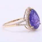 Sans prix de réserve - Bague - 14 carats Or jaune - 4.04ct., Nieuw