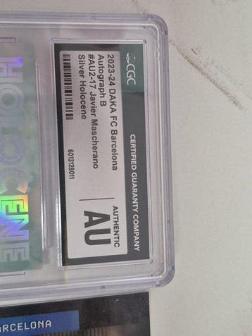 Lotto FC Barcelona Numerato - Mascherano AUTOGRAFO CGC /49 +, Nieuw