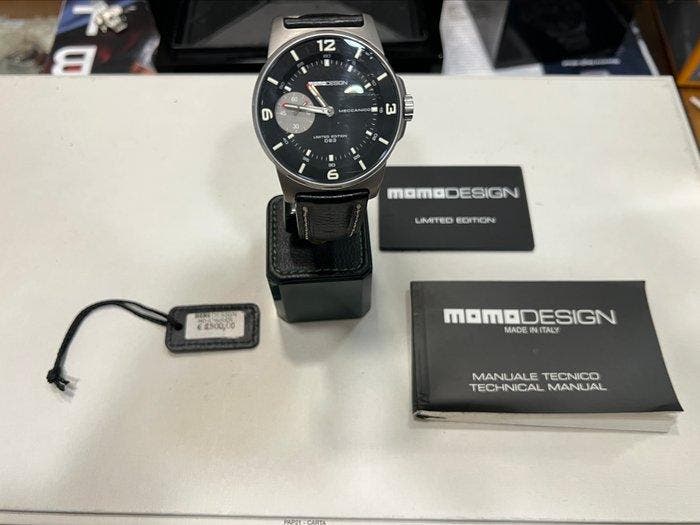 MomoDesign - Meccanico Limited Edition 093 - MD-176BK-CG -, Handtassen en Accessoires, Horloges | Heren