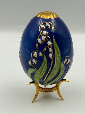 Fabergé ei - House of Fabergé – Œuf « Czarina’s Bouquet » –, Antiek en Kunst