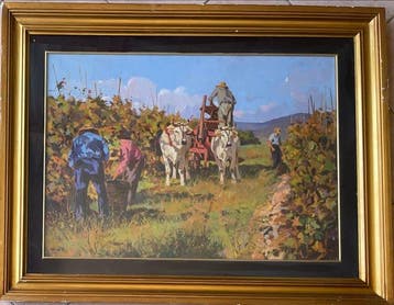 Angiolo Volpe (1943) - Vendemmia, Antiquités & Art