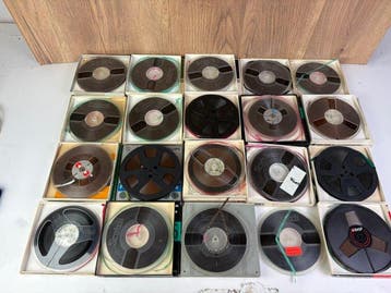 TDK, Scotch, etc. 18 CM - Plastic Reels with Tape - Multiple, Nieuw