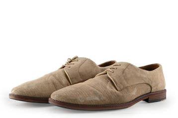 Manfield Veterschoenen in maat 42 Beige, Verzenden, Veterschoenen