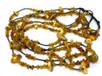 Vintage oude natuurlijke Baltische barnsteen ketting -