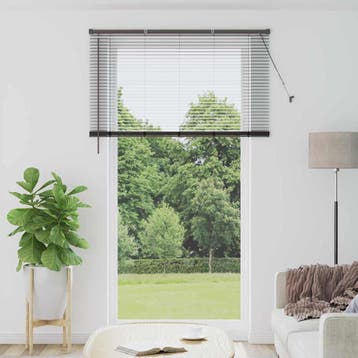 vidaXL Venetiaanse jaloezieën Zwart 220 x 130 cm Aluminium, Huis en Inrichting, Stoffering | Gordijnen en Lamellen, Verzenden