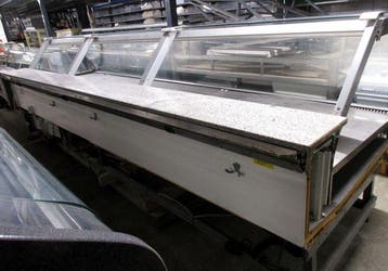 Linde Koeltoonbank – B383 x D126 x H118 cm – zonder motor, Elektronische apparatuur, Koelkasten en IJskasten, Nieuw