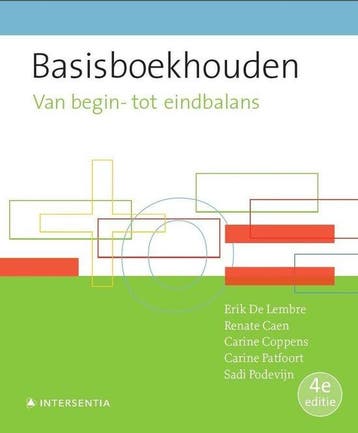 Basisboekhouden 9789400010864 Erik De Lembre, Boeken, Verzenden, Gelezen, Erik De Lembre
