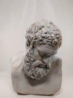 sculptuur, Mezzobusto Ercole Farnese - 25 cm - Gips - 2025