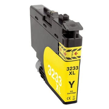 Huis-Merk  BROTHER LC-3233 Yellow + Chip 16ml 247print, Verzenden, Nieuw, Brother
