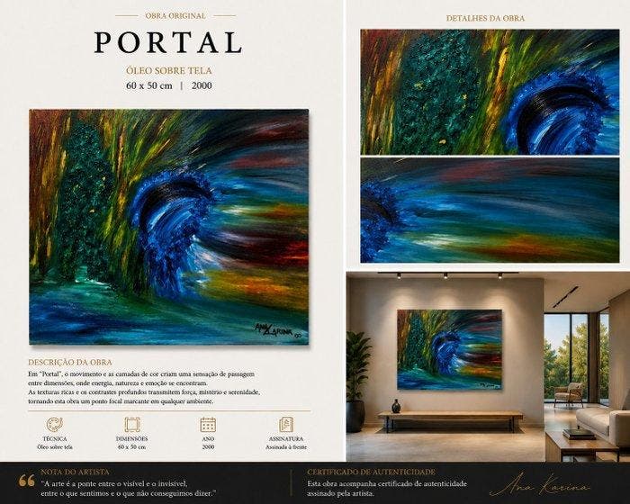 Ana Carina - Portal, Antiek en Kunst, Kunst | Schilderijen | Modern