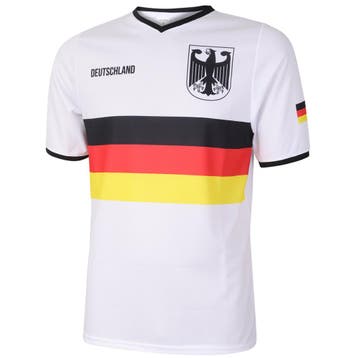 Kingdo Duitsland Voetbalshirt Thuis - Eigen Naam - Vlag -, Verzenden, Nieuw, Bal
