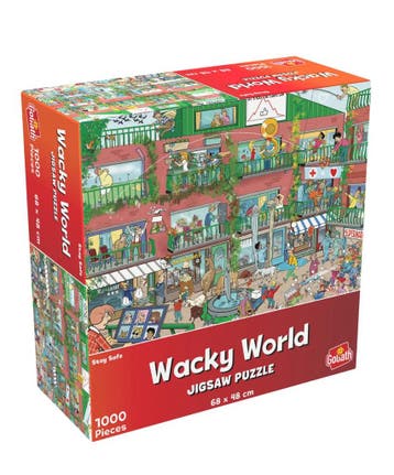 Wacky World Puzzel Stay Safe - 1000 stuks, Verzenden