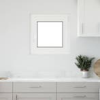 vidaXL Kelderraam RISOR 60 x 60 cm PVC en Glas, Verzenden, Nieuw