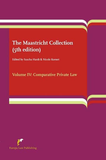 The Maastricht Collection Volume IV: Comparative Private Law, Verzenden