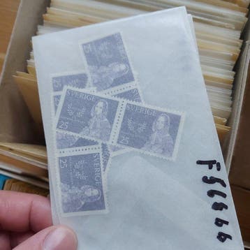Timbres de lot scandinave, Suède, Danemark. Islande,
