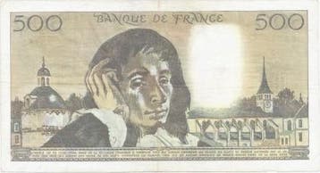 France Fay 71/25 500 Francs Pascal 02/07/1981 J 143 Ss Pi..., Verzenden, België