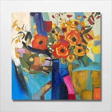 Nguyn Vit Lâm (1993) - Composition aux Coquelicots 80 80