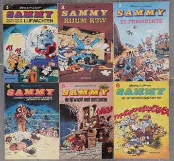 Sammy 1 t/m 36 - complete reeks SC - opdrachttekening - 36
