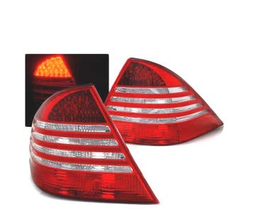 FEUX LED POUR MERCEDES CLASSE S W220 98-05 ROUGE BLANC LED, Verzenden, Nieuw