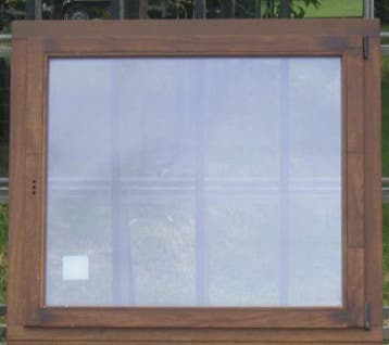 afrormosia houten raam , chassis , venster 142 x 126, 75 tot 150 cm, Raamkozijn, Nieuw, Ophalen of Verzenden