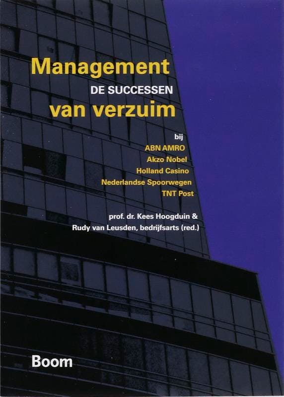 Management van verzuim 9789085063391, Boeken, Psychologie, Zo goed als nieuw, Verzenden