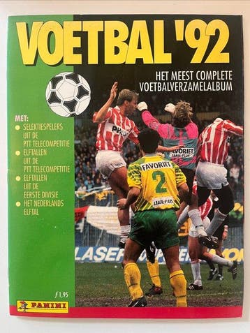1991/92, 1992/93 Panini Voetbal 92, Voetbal 93 Romario de, Nieuw
