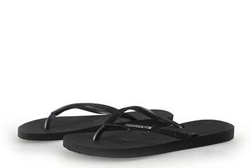 Havaianas Slippers in maat 38 Zwart, Kleding | Dames, Schoenen, Slippers, Verzenden, Zwart, Zo goed als nieuw