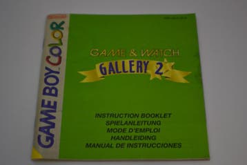 Game & Watch Gallery 2 (GBC NHEU5 MANUAL)