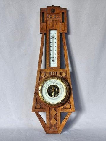 Barometer - Hout - Nieuwe Kunst - 1910