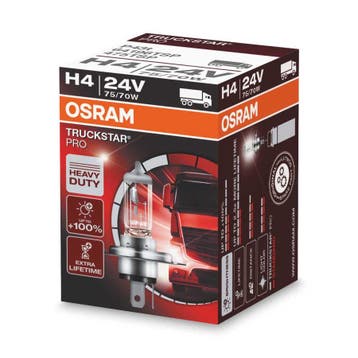 Osram H4 Halogeenlamp 24V 75/70W P43t Truckstar Pro, Verzenden, Nieuw
