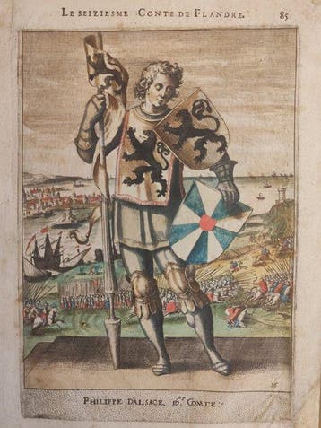 Cornelis Martin (1567-1621) - Filippo dAlsazia, XVI Conte, Antiquités & Art