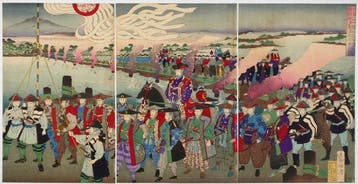 Tsh Shogetsu /  Shgun Inogari: Matsudo-eki Funabashi