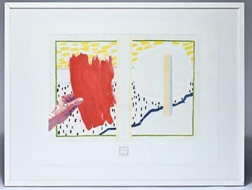 Roger Raveel (1921-2013) - Greep op rood, Antiek en Kunst
