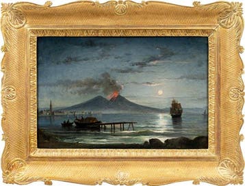 Neapolitan school (early XIX) - Nocturne in the Bay of