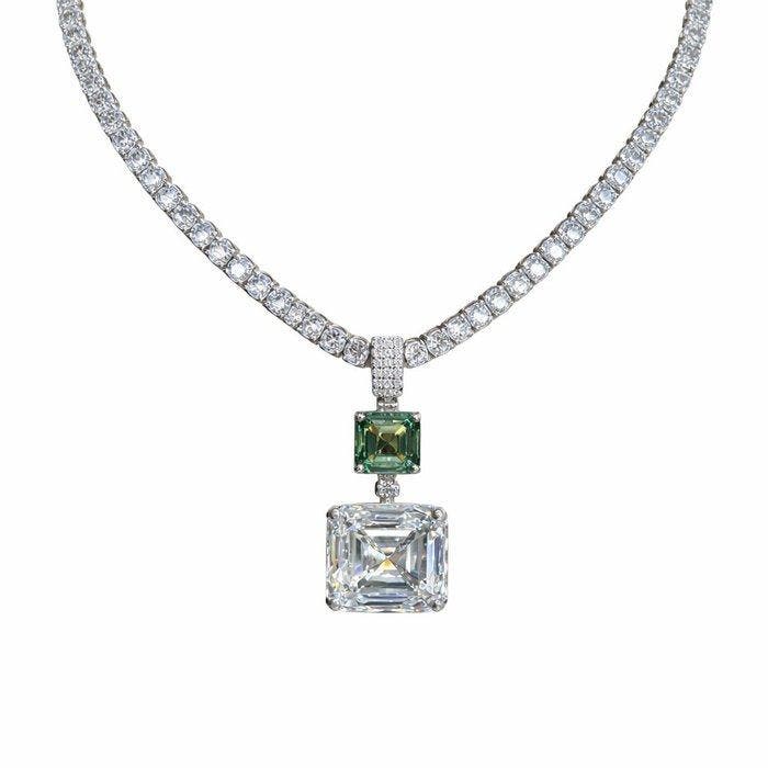 Halsketting - 14 karaat Witgoud - 32.48ct. tw. Diamant, Bijoux, Sacs & Beauté, Colliers