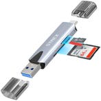 Strex Kaartlezer - USB 3.0/USB C - 2-In-1 -SD Kaart/TF Kaart, Verzenden, Nieuw, Strex