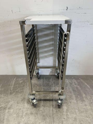 RVS Regaalwagen 6 x 1/1 GN gastronorm 95 cm Horeca, Ophalen of Verzenden, Nieuw in verpakking