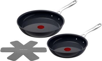 Tefal Jamie Oliver braadpannen set keramisch 24 + 28 cm -..., Verzenden, Nieuw