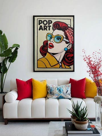 Flavia Delgado - POP ART XL, Antiquités & Art, Art | Peinture | Moderne