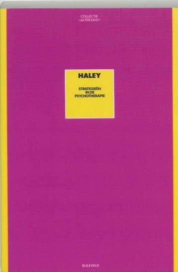 Collectie alter ego - de psychotherapie - J. Haley, Boeken, Verzenden, Nieuw