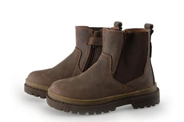 Ton & Ton Enkellaarzen Jongens in maat 25 Bruin, Kinderen en Baby's, Kinderkleding | Schoenen en Sokken, Verzenden, Jongen of Meisje