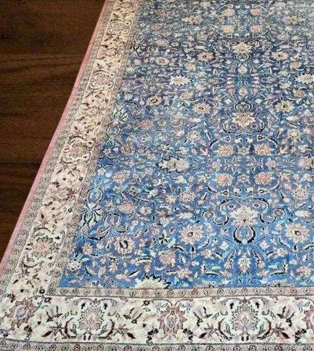 Tabriz - Tapijt - 280 cm - 185 cm - Prachtige marineblauwe, Maison & Meubles, Ameublement | Tapis & Moquettes