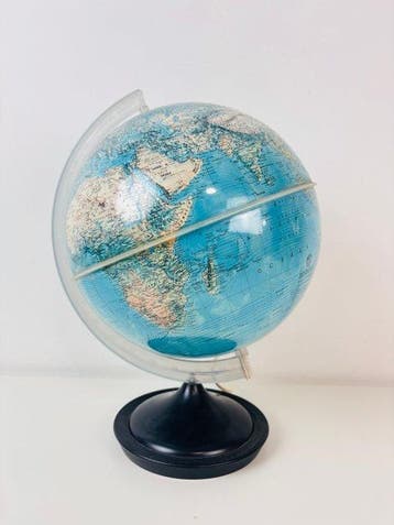 Globe physique - Zwolle néerlandaise - 1970-1980