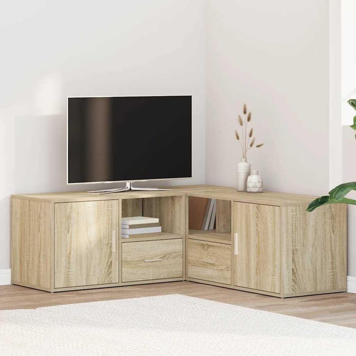 vidaXL Hoekkast 200x40x45 cm bewerkt hout sonoma, Maison & Meubles, Armoires | Autre, Envoi